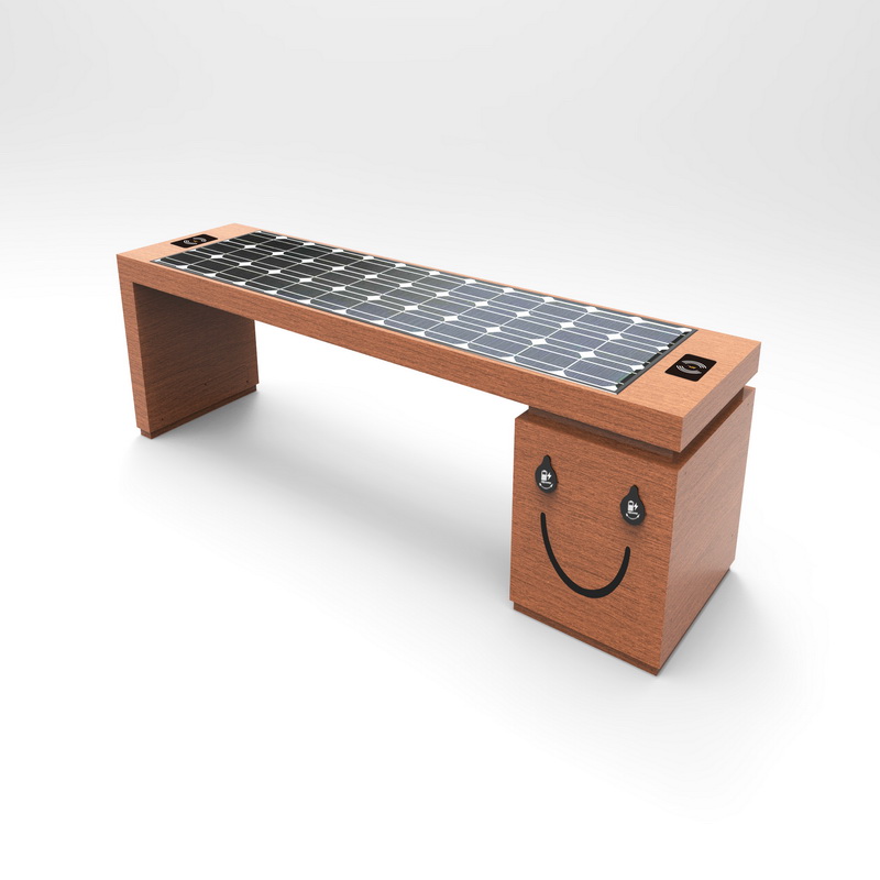 Bluetooth Free Wifi Wifi WiFi WiFi Charking Bench with Solar Panel